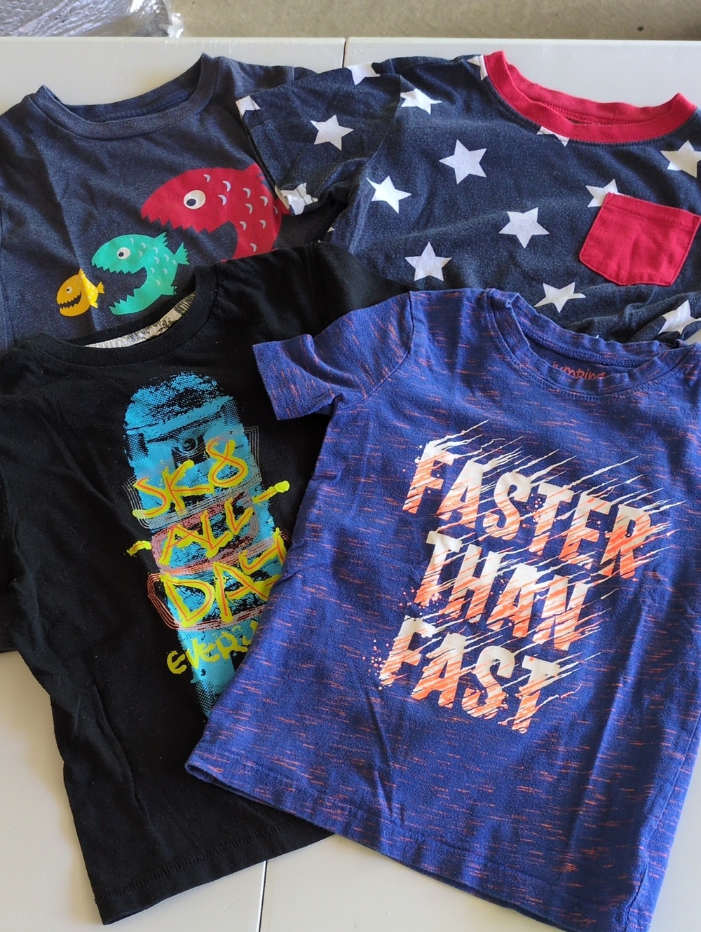 Lot Of 4 Kids T-shirts